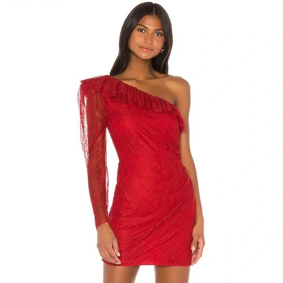 Camila Coelho | Dresses | Revolve Camila Coelho Lecia Lace Ruffle One Shoulder Mini Dress In Flame Red | Poshmark Camila Coelho | Dresses | Revolve Camila Coelho Lecia Lace Ruffle One Shoulder Mini Dress In Flame Red | Poshmark